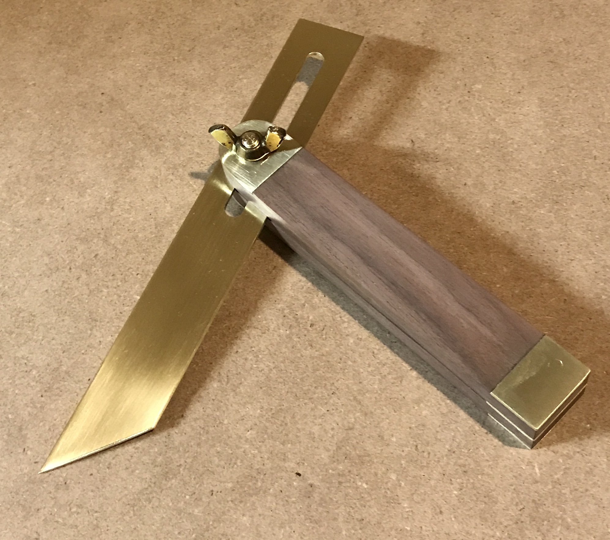 The blade and handle assembled